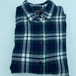 French Connection Womens Flannel Rhodes Button
Down Oversized Shirt Size S
